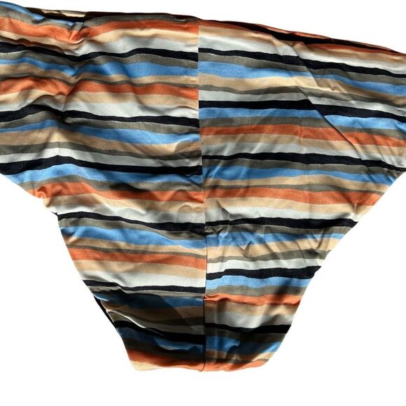 Prana Gemma Reversible Swim Bottom Women's Large Water‎ Stripe Beach Bikini NWT - Picture 7 of 9